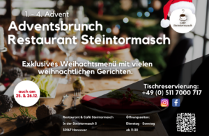 Adventsbrunch Hannover Restaurant